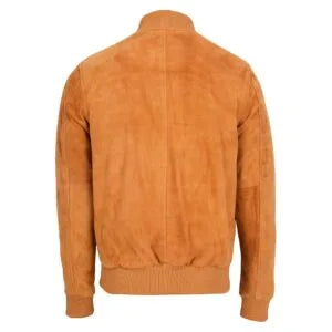 Mens Suede MA-1 Bomber Jacket Trevor Tan