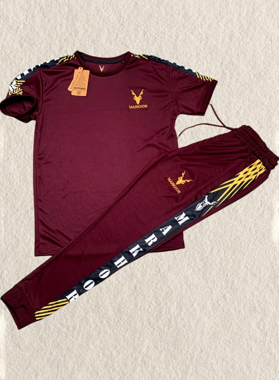 Tracksuits by MARKHOR in MAROON
