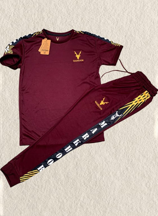 Tracksuits by MARKHOR in MAROON