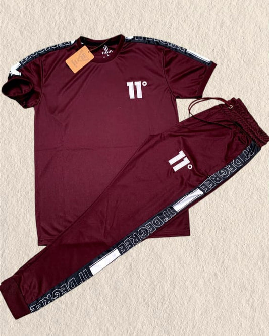 Tracksuits by 11 DEGREE in MAROON