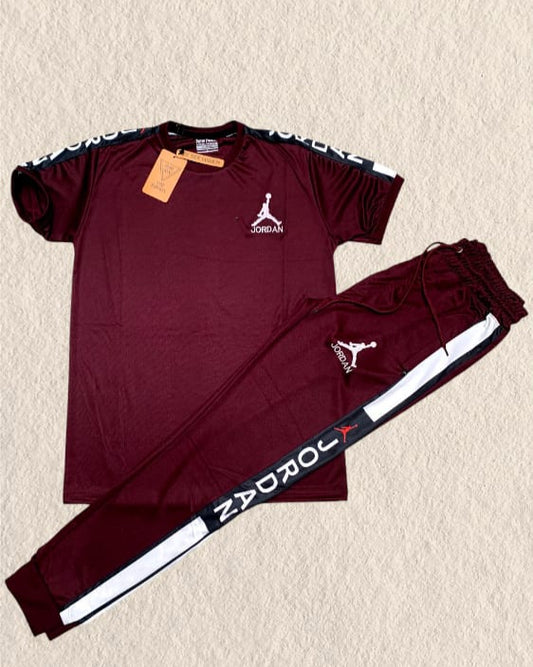 Tracksuits by JORDAN in MAROON
